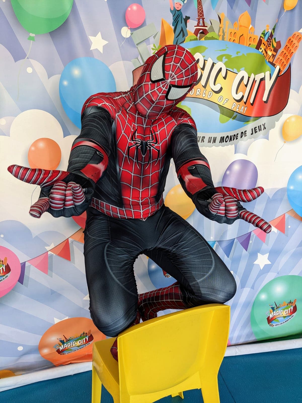 Mascotte Spiderman